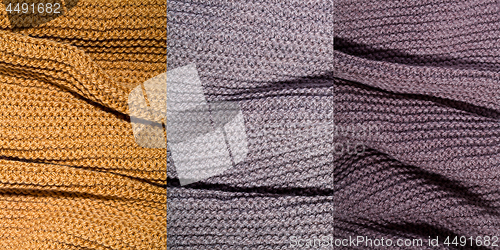 Image of Knitted textures background