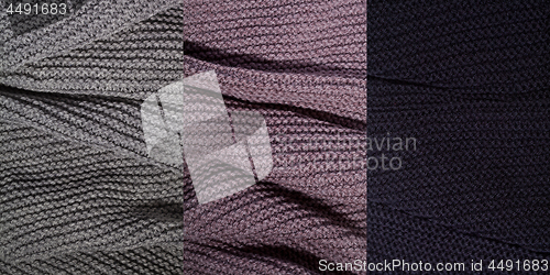 Image of Knitted textures background