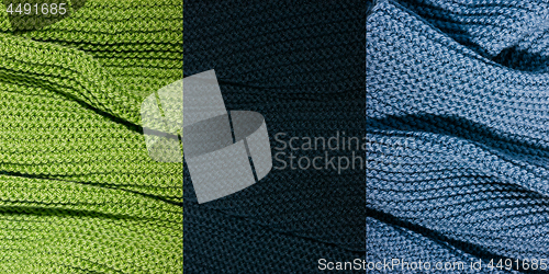 Image of Knitted textures background