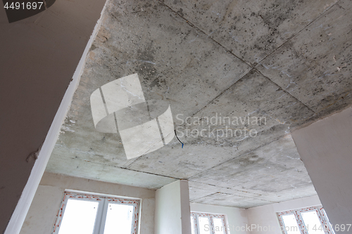 Image of Concrete ceiling in the new building