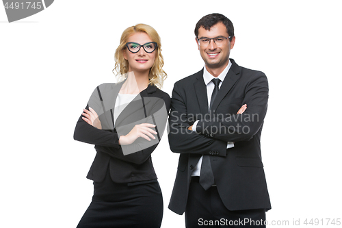 Image of Businessman and business woman