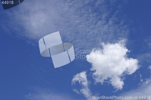 Image of White Puffy Cloud