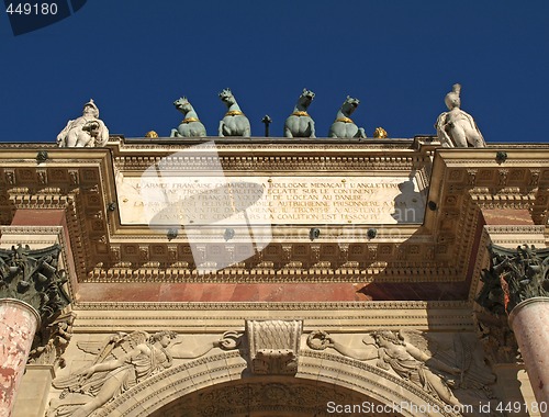 Image of Paris - statue group of the Carrousel Triumph Arch