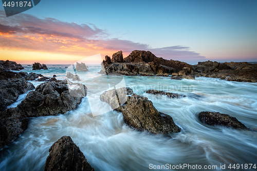 Image of Naroomba coast early morning sunrise