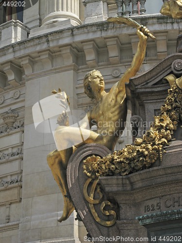 Image of Paris - golden statue