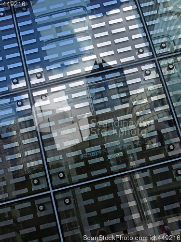 Image of building reflection