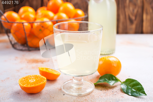 Image of tangerines and tangerine juice