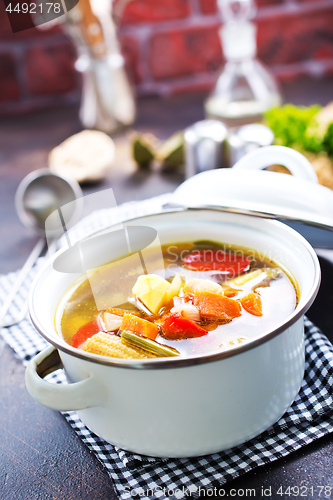 Image of vegetable soup