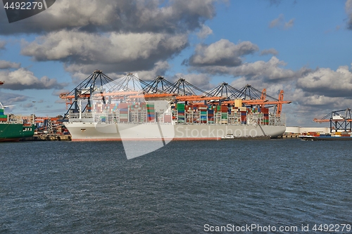 Image of Huge Container Ship