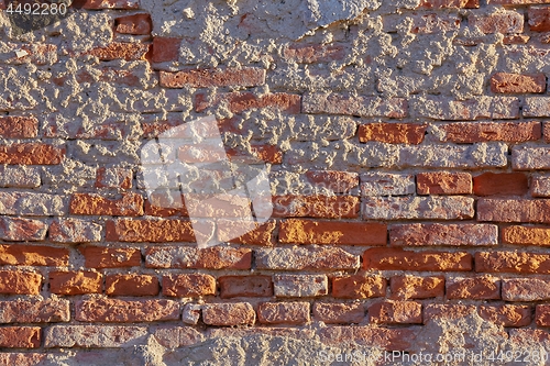 Image of Brick Wall Closeup