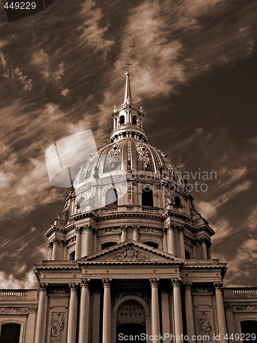 Image of Paris - the dome of the chapel of Invalides