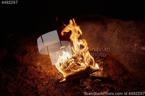 Image of Camp Fire Flames