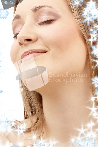 Image of bright picture of smiling woman