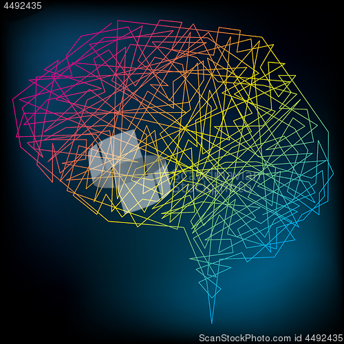 Image of Vector Brain Concept