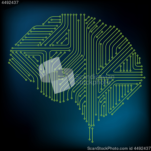 Image of Vector Brain Concept