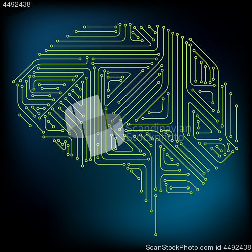 Image of Vector Brain Concept