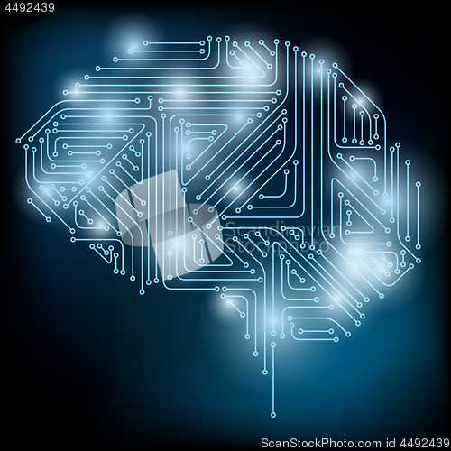 Image of Vector Brain Concept