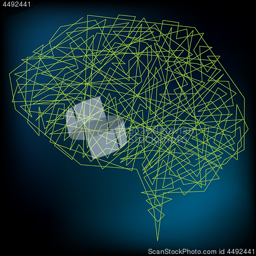 Image of Vector Brain Concept