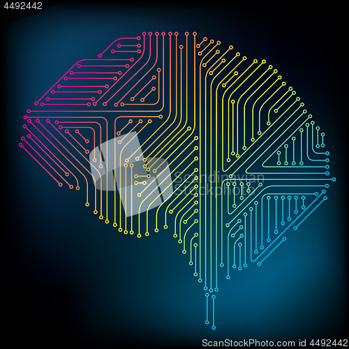 Image of Vector Brain Concept