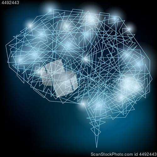 Image of Vector Brain Concept