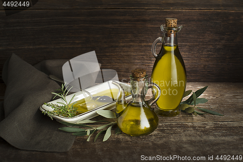 Image of Olive Oil with herbs