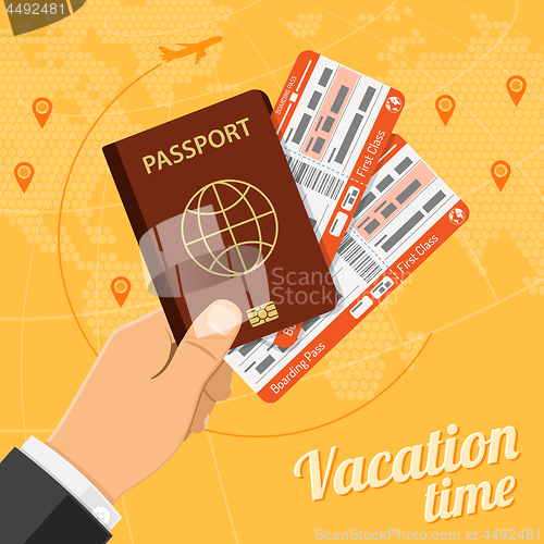 Image of Vacation Travel and Tourism Concept