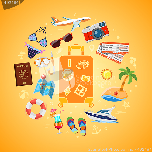 Image of Vacation Travel and Summer Concept