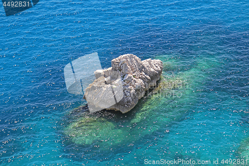 Image of Rock in Sea