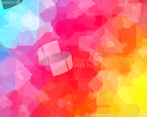 Image of Abstract colorful spotted pattern