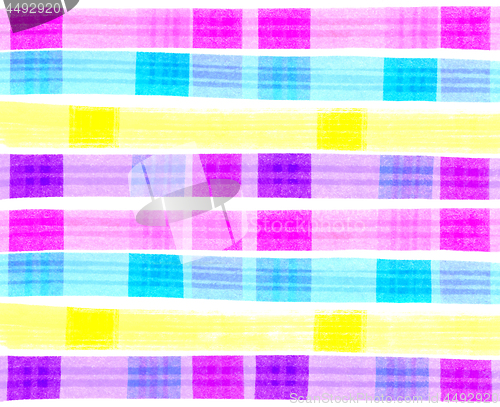 Image of Background with abstract bands and square pattern
