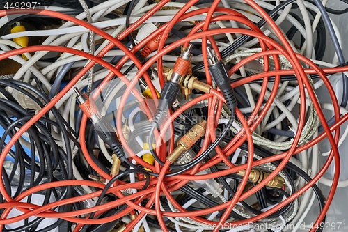 Image of Cables in a bunch