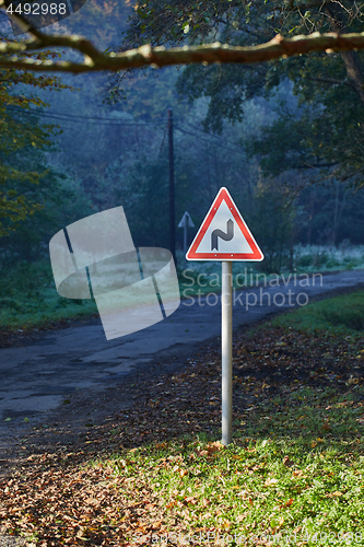 Image of Rural road in the woods