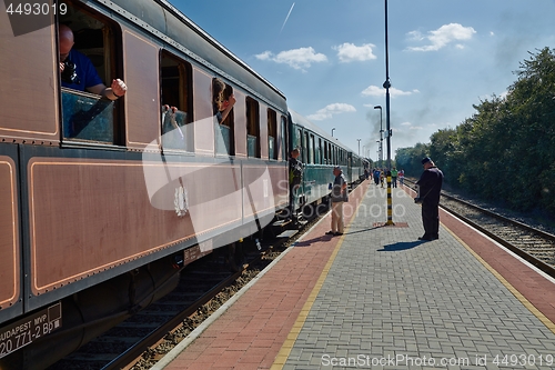 Image of Steam train at station