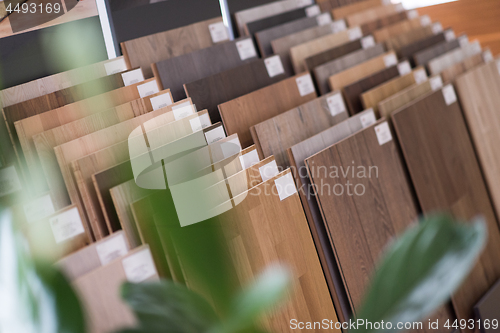 Image of samples of wooden furniture