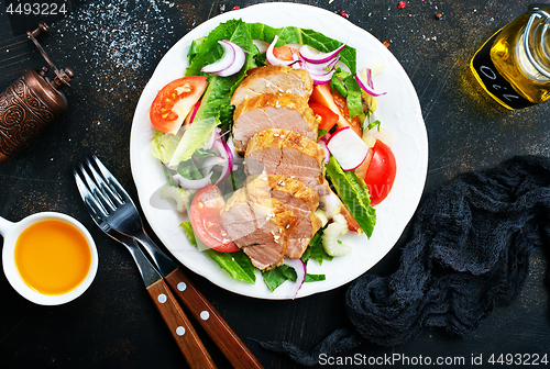 Image of chicken with vegetables