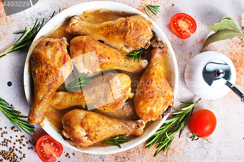 Image of baked chicken legs 