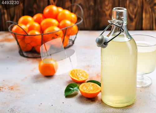 Image of tangerines and tangerine juice