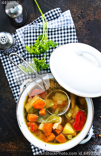 Image of vegetable soup