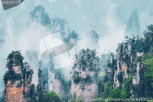 Image of Zhangjiajie mountains, China