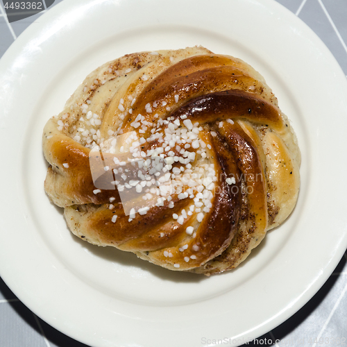 Image of Delicious scandinavian cinnamon bun