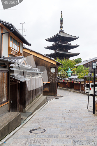 Image of Yasaka Pagoda and Sannen Zaka Street in Kyoto