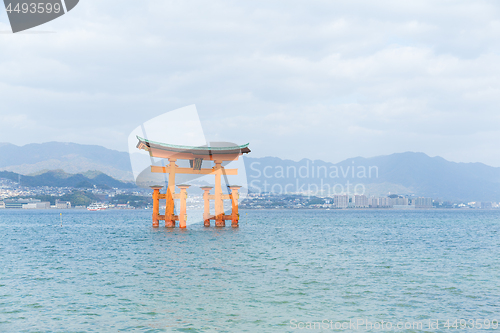 Image of Torii of Itsukushima Shrine in Hiroshima