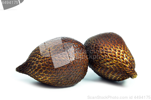 Image of Snake fruit isolated on the white background