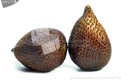 Image of Snake fruit isolated on the white background