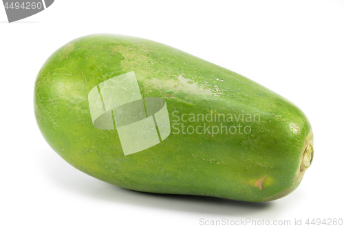 Image of Green papaya isolated