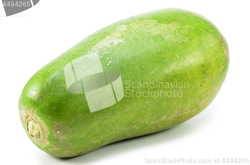 Image of Green papaya isolated