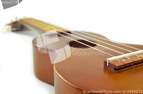 Image of Brown ukulele guitar