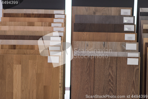 Image of samples of wooden furniture