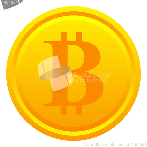 Image of Bitcoin coin