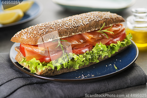 Image of Salmon sandwich